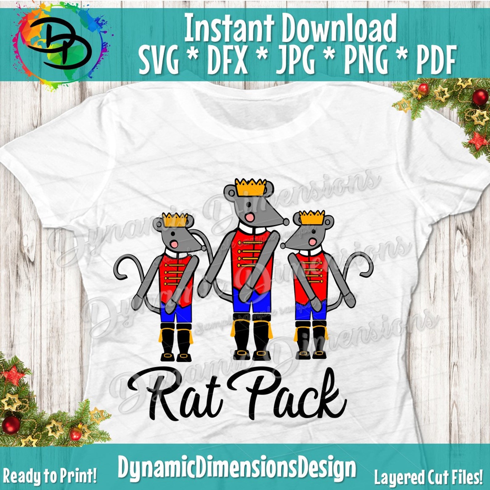 Rat Pack Rat King Nutcracker Svg Flossing Svg Ballet Svg Etsy