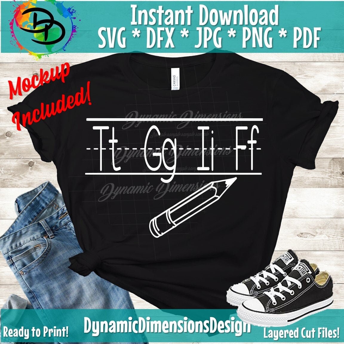 Download Teacher svg TGIF svg school svg kids svg school shirt | Etsy