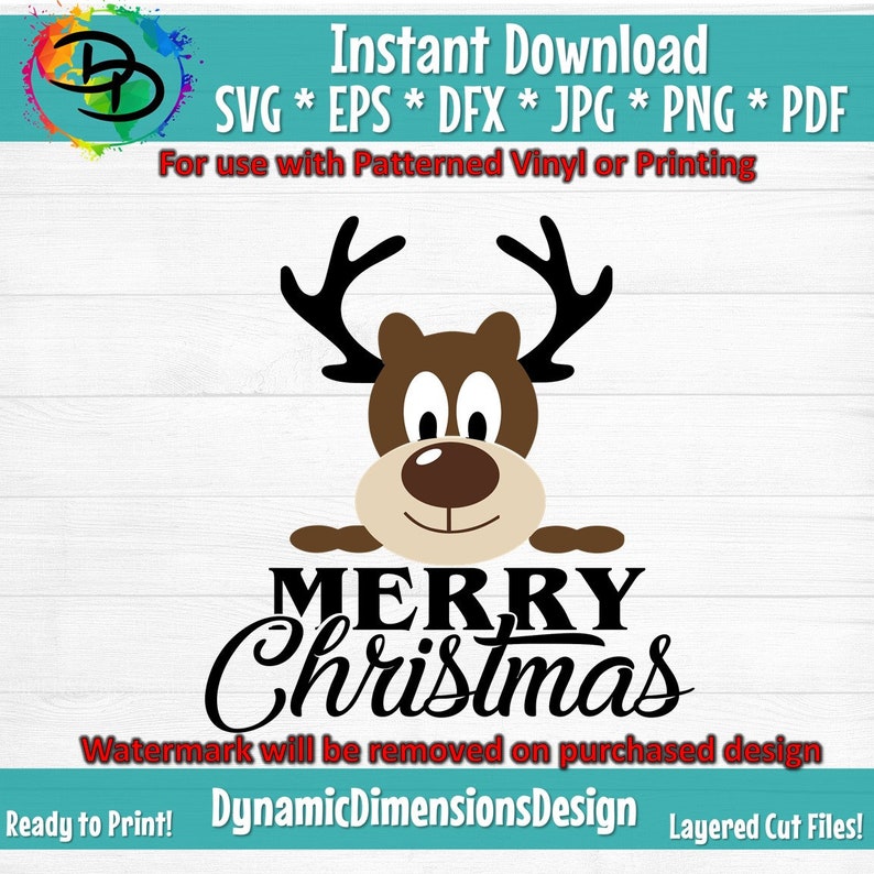 Christmas SVG Buffalo Plaid Moose SVG Moose Svg Buffalo | Etsy