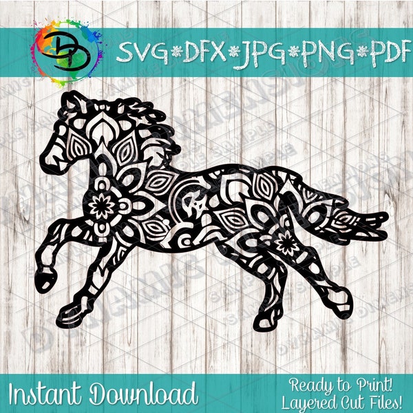 Mandala svg horse svg zentangle animal svg, Horse Mandala, Horse zentabgle, Horse Clipart, Horse Silhouette, Horse Cut File, Svg Files