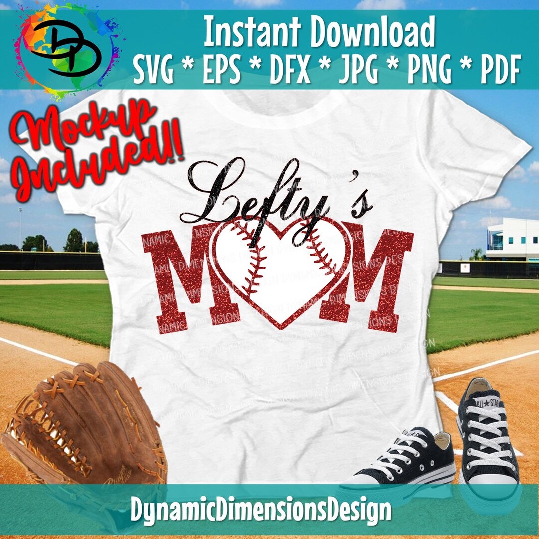 Lefty Svg Baseball Svg Lefty's Mom SVG Left Hand SVG Cutting File - Etsy
