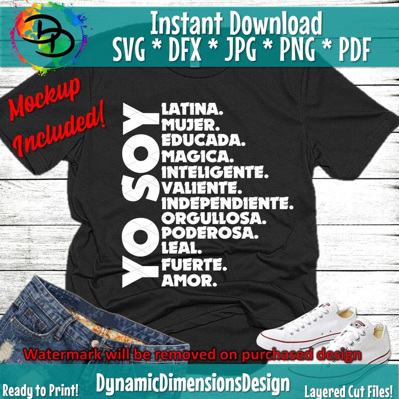 Download Latina svg Spanish svg I AM A WOMAN svg Intelligent | Etsy