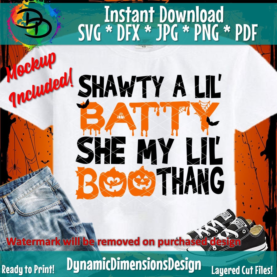 Funny Shawty A Lil Baddie Poster Sweatshirt