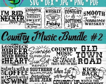 Country Lyrics Svg Etsy