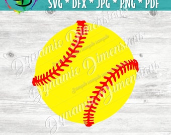 Softball Svg, Softball clipart, Softball, Softball design, Cricut Designs, Svg Cut Files, Silhouette Svg, Cutting File, Cricut Svg Files