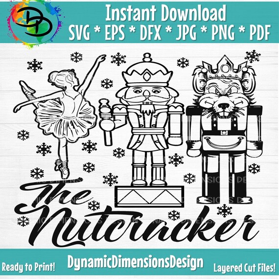 The Nutcracker Squad Goals Svg Ballet Svg Ballet Christmas | Etsy