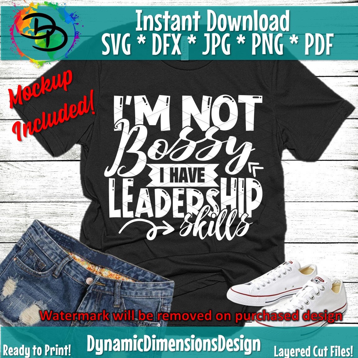 I'm Not Bossy I Have Leadership Skills Can't See - Etsy