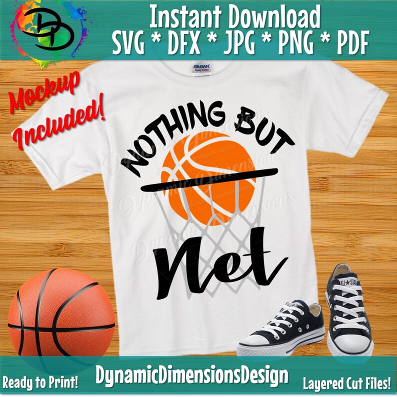 Basketball SVG Nothing but Net Svg Files for Cricut Etsy