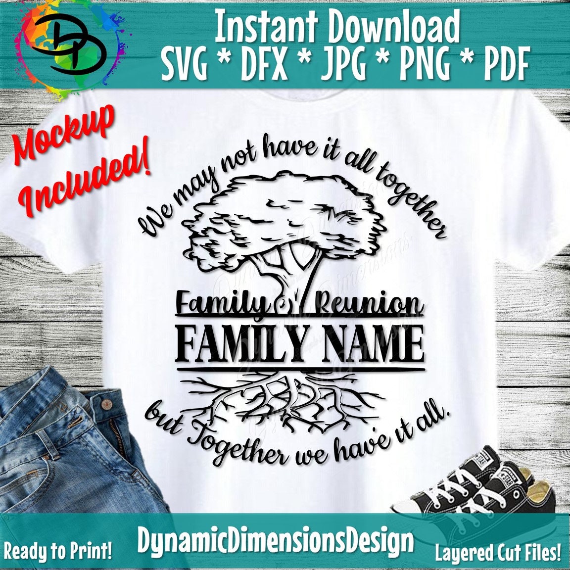 Family Reunion Svg Together We Have It All Svg Reunion Svg Etsy