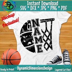 Basketball svg, Custom, Personalized, Svg files for Cricut, Basketball svg, svg for shirt, Basketball Team, Instant Download