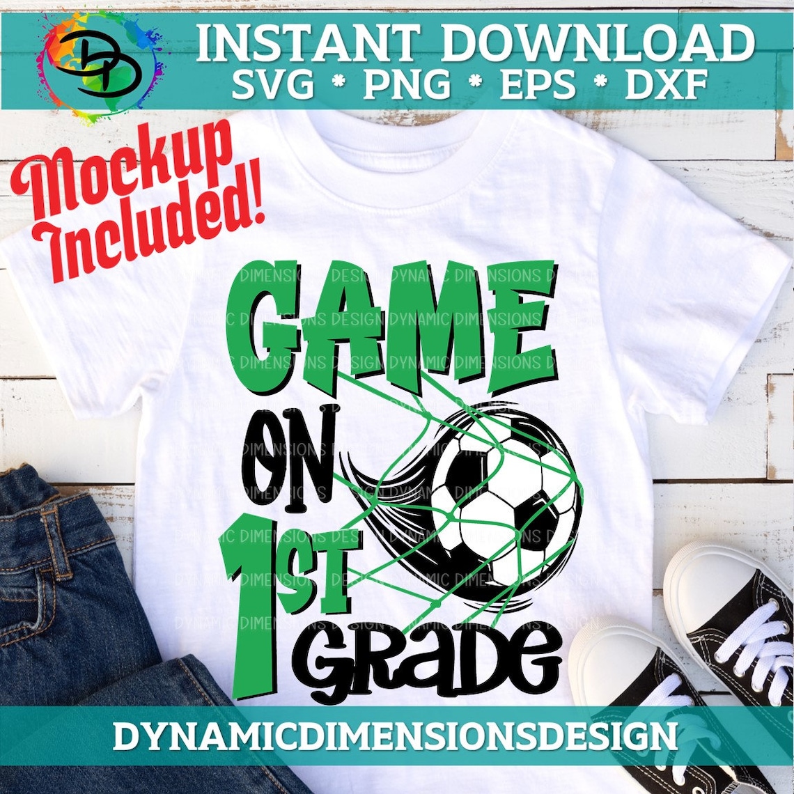 Game on First Grade SVG Soccer Svg Cut File 1st Grade Svg - Etsy