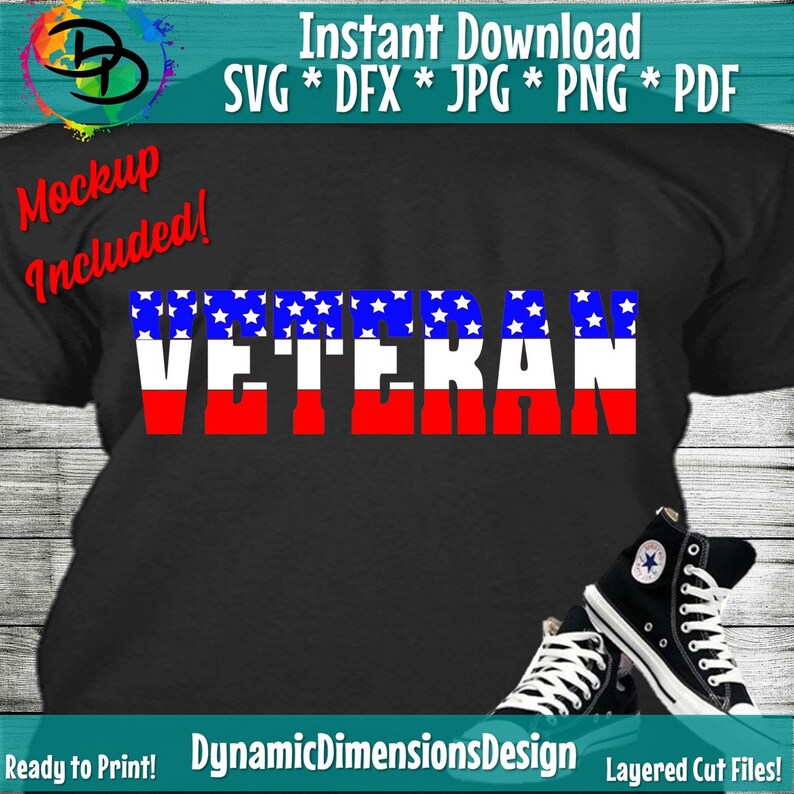 Download Veterans Day USMC Veteran American Flag SVG DXF jpg Cut | Etsy