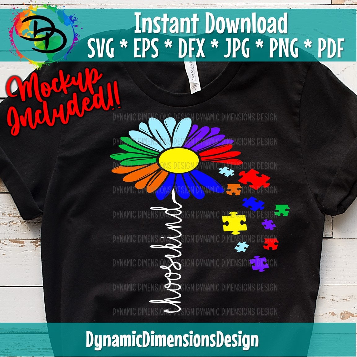 Download Autism Awareness Flower svg Autism svg Waterslide | Etsy