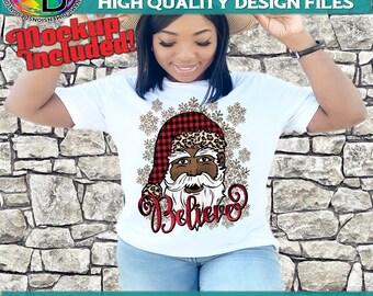 Santa, Christmas Wreath PNG, Christmas, Leopard, Buffalo Plaid, Vintage Santa, Holiday Sublimation, Printable, Instant Digital Download