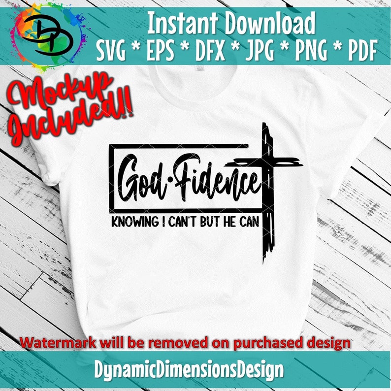 Download Godfidence SVG god fidence cute Christian SVGs hand ...