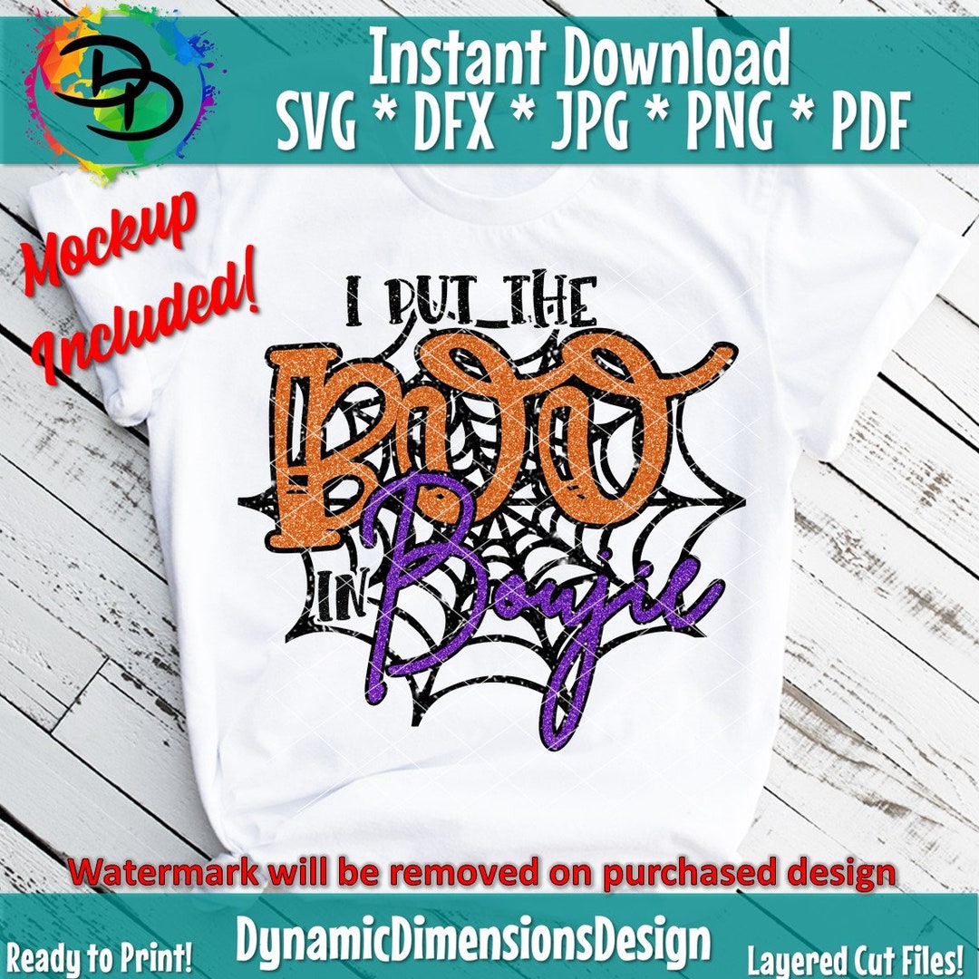 I Put the Boo in Boujee SVG Halloween SVG Boo Svg Sassy - Etsy