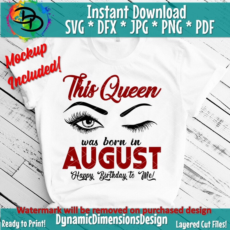 Download August girl svg This Queen August birthday bday svg Lips | Etsy
