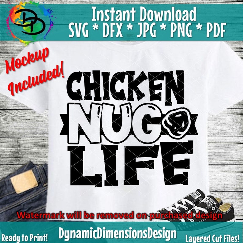 Download Chicken Nug Life SVG SVG cut file Funny Boy SVG Boy shirt ...