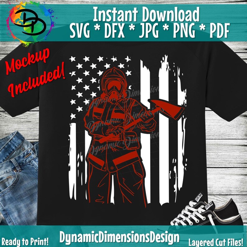 Firefighter Svg Woman Firefighter Svg Female Firefighter Etsy