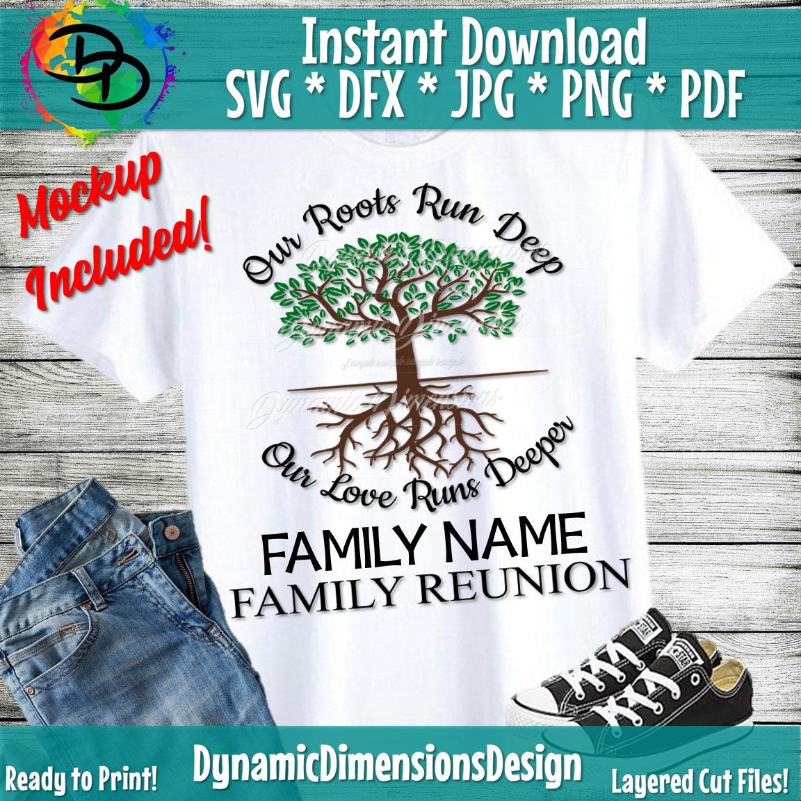Family Reunion Svg Our Roots Run Deep 