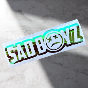 Sad Boyz Car Decal | Sad Boyz Decal and Sticker | JDM Decals | JDM Car Decals | Car Decals for Him | Car Decals for Men | Trending Decals