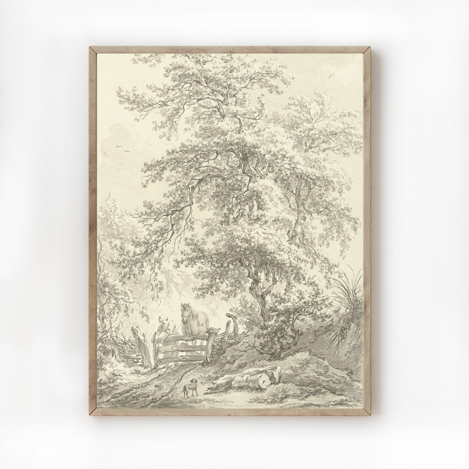 Vintage Print/Vintage European Print/Vintage Landscape Etsy