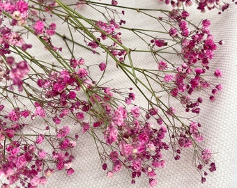 Gypsophila, fiori secchi, secchi, rosa, bouquet, decorazioni per la casa, regali, decorazioni da tavola, decorazioni autunnali, Avvento, Natale, ghirlande