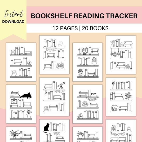 Pages Read Coloring Tracker Etsy - Il 600x600.5603022624 Rrgv 