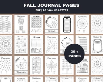 Herbst Planer Printable Herbst Journal PDF