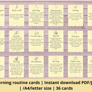 Morning Routine Cards Daily Routine Cards Printable Morning Routine ...