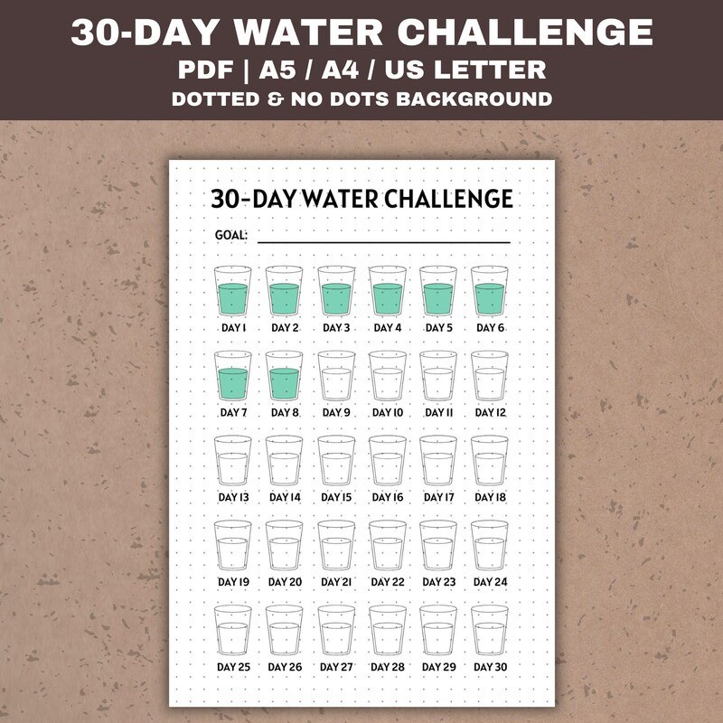 Water Tracker Coloring - Etsy