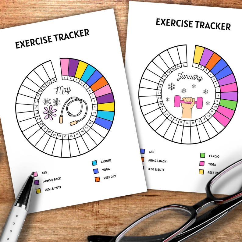 Fitness Journal Printable: Workout & Weight Loss Tracker PDF image 11