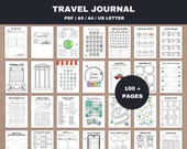 Travel Journal Printable Vacation Planner Pages Trip Planning PDF