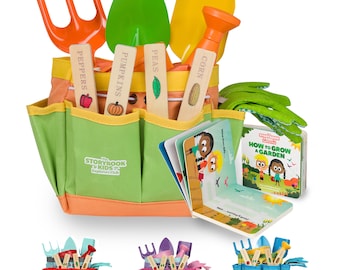 Kids Gardening Tools | Toddler Gardening Gift | Toddler Toys | Gardening Tools | Kids Garden Book | Kid Fun Kit | Gardening Tools for Kids