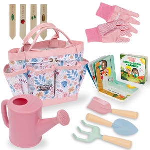 Kids Gardening Tools | Toddler Gardening Gift | Toddler Toys | Gardening Tools | Kids Garden Book | Kid Fun Kit | Gardening Tools for Kids