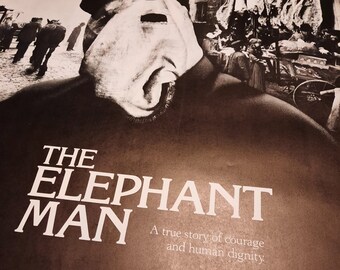 The Elephant Man - Affiche originale de cinéma quad, 1980 - Proche de l'état neuf