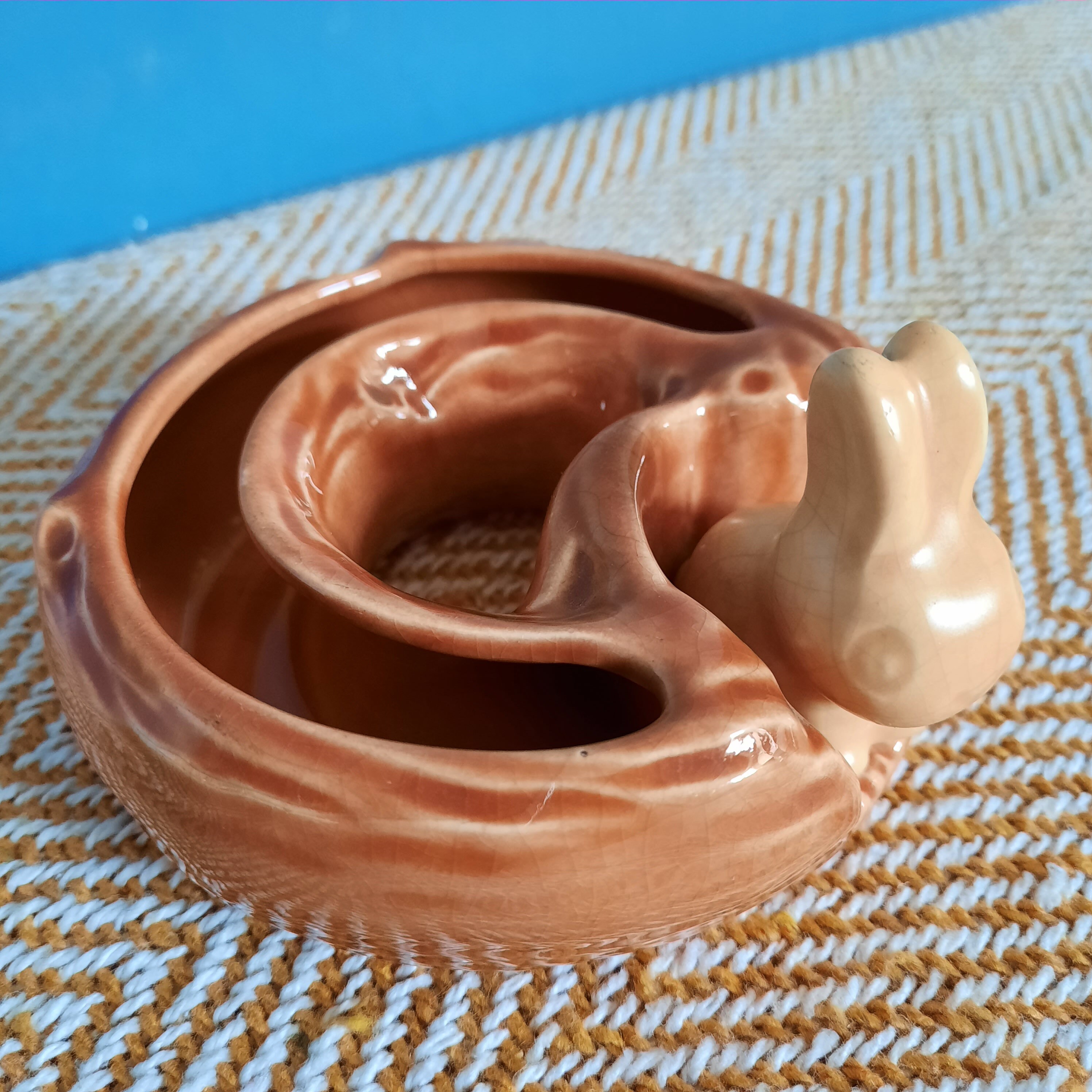 Rare Early Hornsea Pottery: Rabbit Posy Horseshoe Trough From 1953 - Etsy