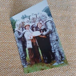 Doctor Who en Cyberman verjaardagskaart met Sylvester McCoy en Sophie Aldred (A5) "Gefeliciteerd"
