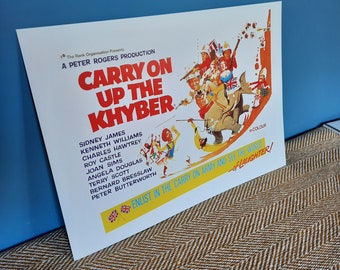 Continuez votre route sur Khyber (reproduction d'une affiche de film A3)