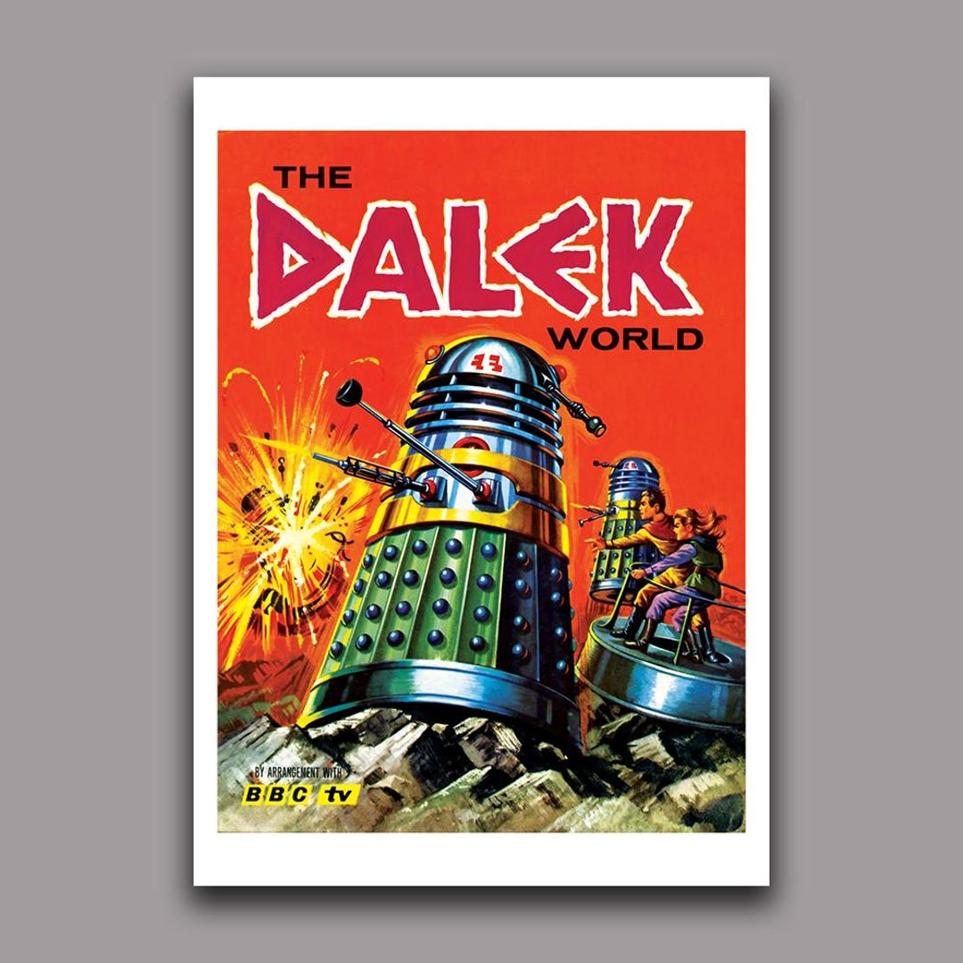 Doctor Who - the Dalek World Artwork (reproduction A3 Art Print) - Etsy