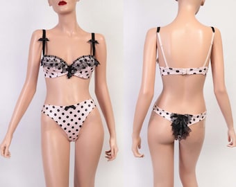 Chantal Thomass, jedwabna bielizna vintage z kolekcji Starlette. Rozmiar S/M