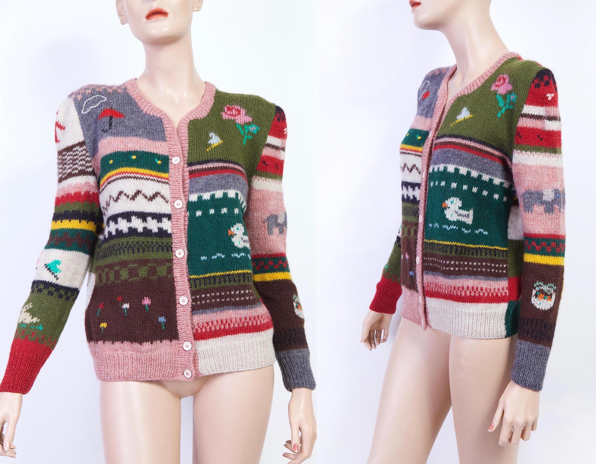 Courreges Cardigan - Etsy Courreges Cardigan - Etsy
