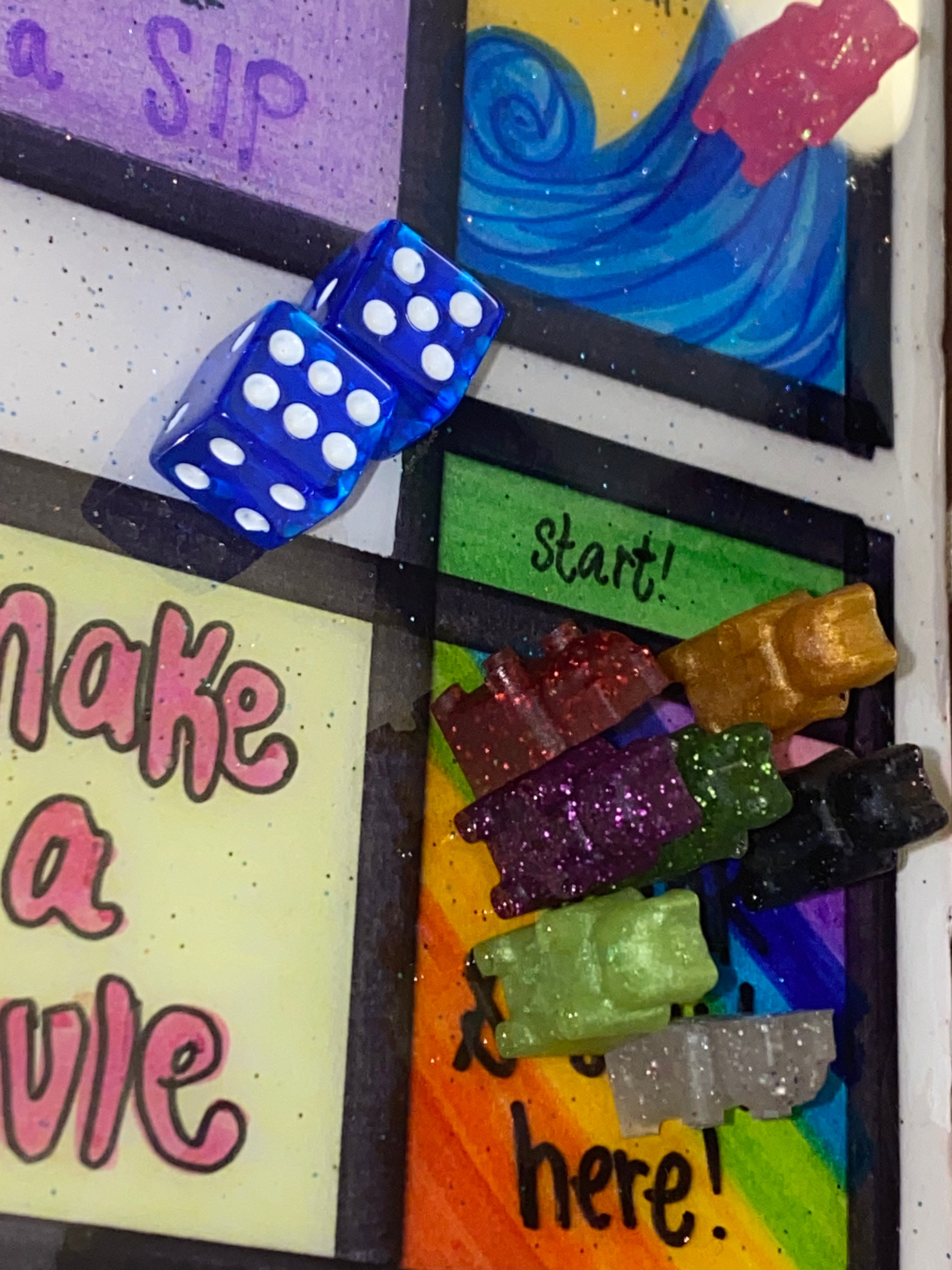 Personalizado Let s Get Drunk Blackout Drinking Board Game Etsy