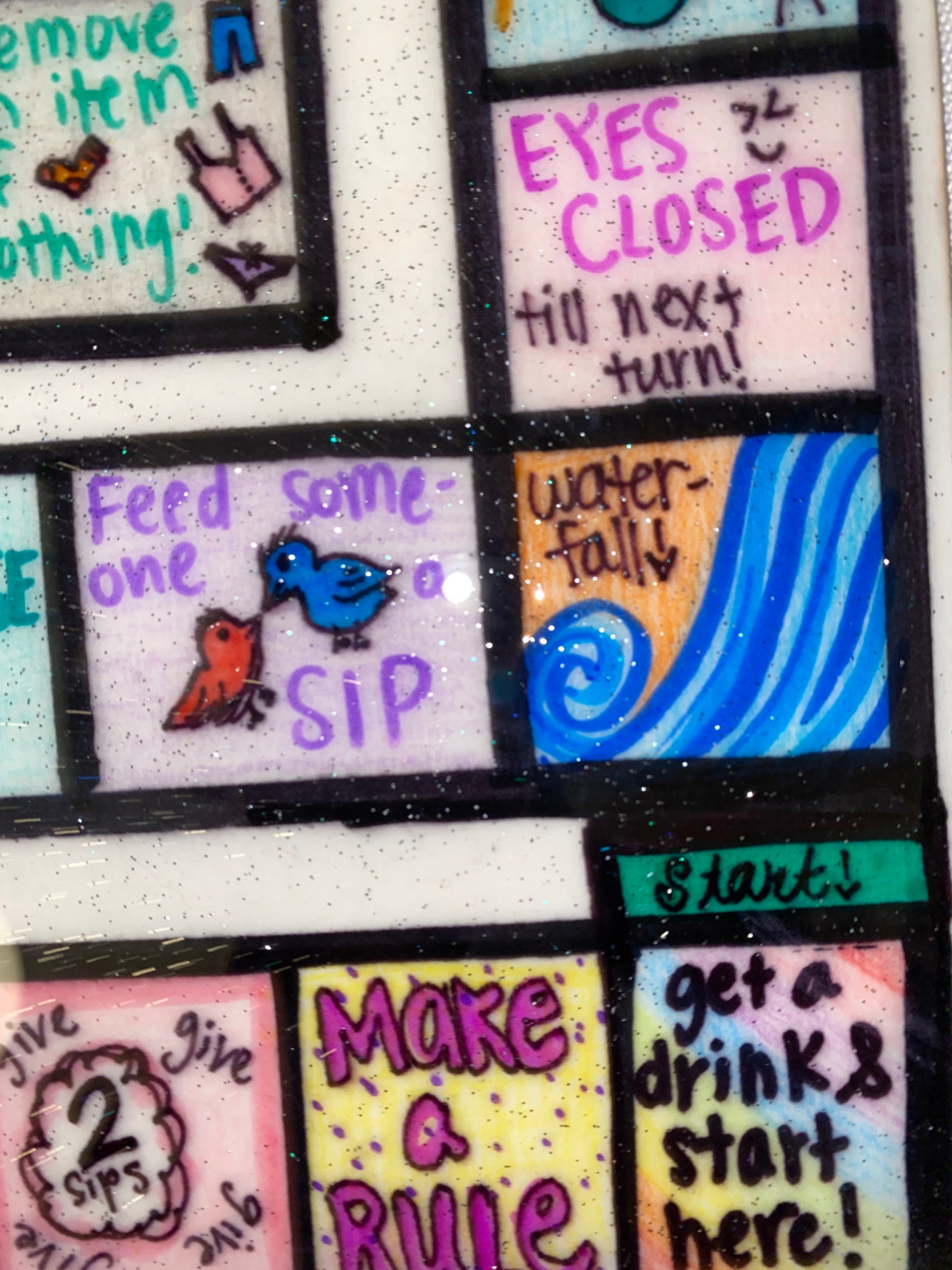 Personalizado Let s Get Drunk Blackout Drinking Board Game Etsy