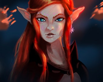 Iriel of Midfort digital wallpaper