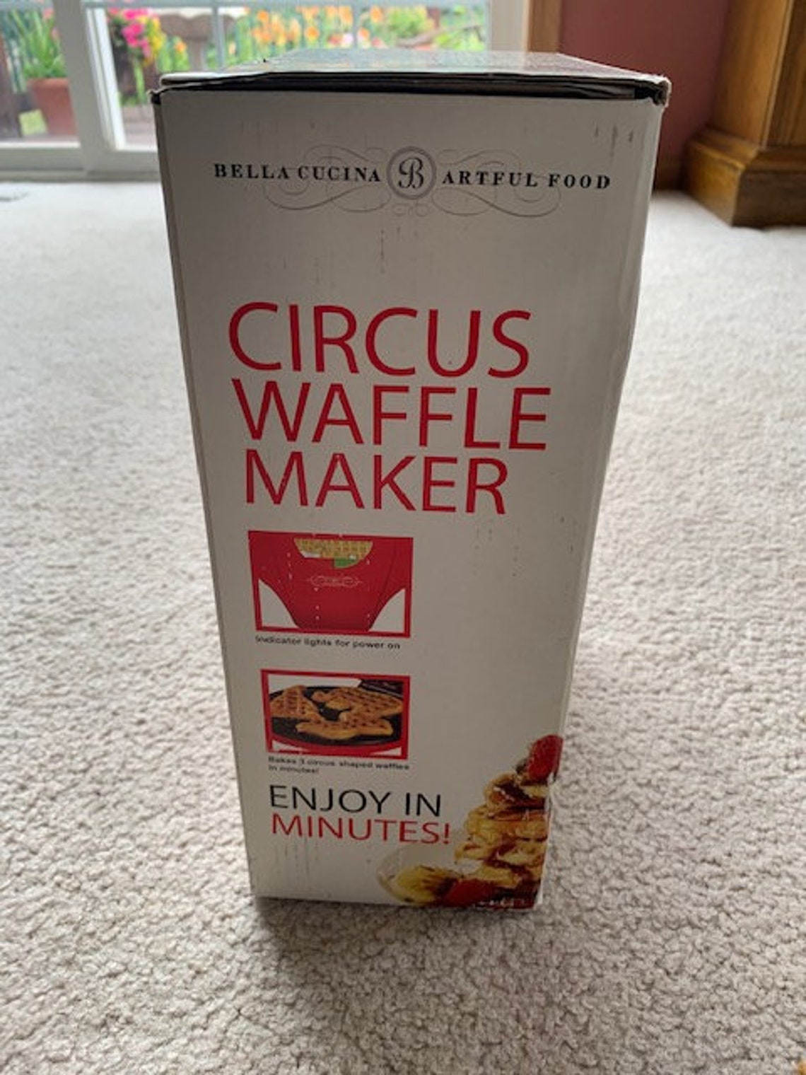 Vintage Bella Cucina Artful Food Electric Circus Waffle Maker Etsy