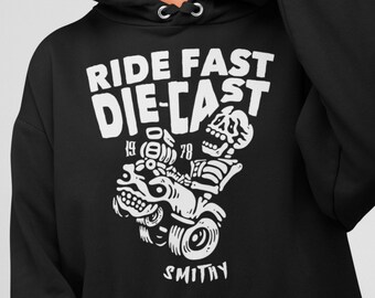 Personalized Diecast Collector Hoodie: Ride Fast Hot Car Pullover