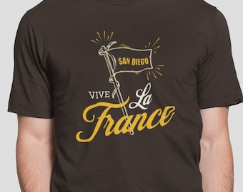 Vive La France | San Diego Baseball Fan Tee