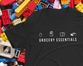 Building Blocks Shirt: Grocery Essentials Graphic Tee