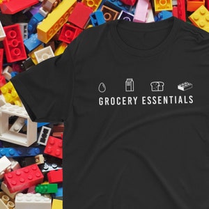 Building Blocks Shirt: Grocery Essentials Graphic Tee